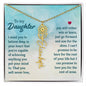 Daughter - Win or Learn - Flower Name Necklace