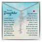 Daughter - Win or Learn - Flower Name Necklace