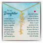 Daughter - Win or Learn - Flower Name Necklace
