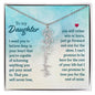Daughter - Win or Learn - Flower Name Necklace