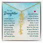 Daughter - Win or Learn - Flower Name Necklace