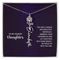 Daughter - Shine Bright - Flower Name Necklace