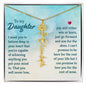 Daughter - Win or Learn - Flower Name Necklace