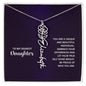 Daughter - Shine Bright - Flower Name Necklace