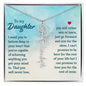 Daughter - Win or Learn - Flower Name Necklace