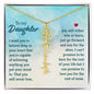 Daughter - Win or Learn - Flower Name Necklace