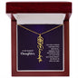 Daughter - Shine Bright - Flower Name Necklace
