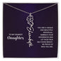 Daughter - Shine Bright - Flower Name Necklace