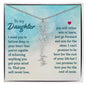 Daughter - Win or Learn - Flower Name Necklace