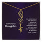 Daughter - Shine Bright - Flower Name Necklace