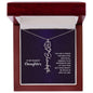 Daughter - Shine Bright - Flower Name Necklace