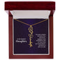 Daughter - Shine Bright - Flower Name Necklace