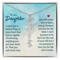 Daughter - Win or Learn - Flower Name Necklace