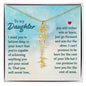 Daughter - Win or Learn - Flower Name Necklace