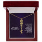 Daughter - Shine Bright - Flower Name Necklace