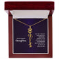 Daughter - Shine Bright - Flower Name Necklace