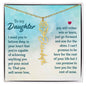 Daughter - Win or Learn - Flower Name Necklace