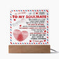 Soulmate-You Complete Me-Acrylic