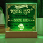 Christmas-Nice List Certificate-Acrylic