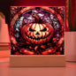 Halloween-Pumpkin Stained Glass-Acrylic