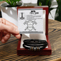 Dad-Safe And Protected-Bracelet