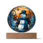 Christmas Snowman Acrylic