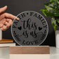 This Is Us Faith - Circle Acrylic