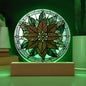 Christmas Poinsettia Acrylic