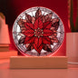 Christmas Poinsettia Acrylic