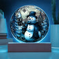 Christmas Snowman Acrylic