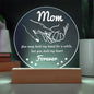 Mom-Hold My Hand-Circle Acrylic