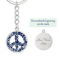 Peace Keychain