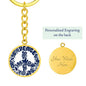 Peace Keychain