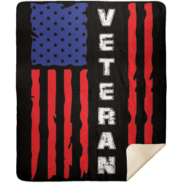Military - Veteran Mink Sherpa Blanket 50x60