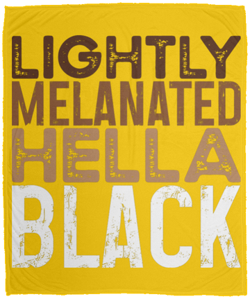 Lightly Melanated Cozy Plush Fleece Blanket - 50x60