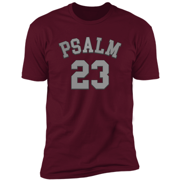 Psalm 23 Gray Premium Unisex Tee