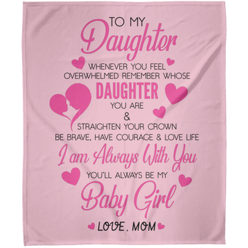Daughter Always With You Arctic Fleece Blanket