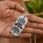 Thanks For Supporting Us Dog Tag