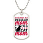 Cat Mom Dog Tag