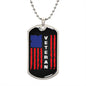 Veteran Flag Dog Tag