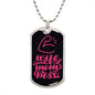 Wife Mom Boss Dog Tag