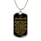 Husband Beyond My Control Dog Tag