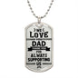 Thanks For Supporting Us Dog Tag