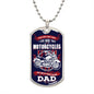 For Dad Motorcycles Dog Tag