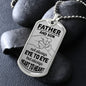 Father & Son Dog Tag - Always Heart To Heart