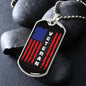 Veteran Flag Dog Tag