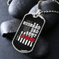 Husband Dad Army Legend Dog Tag - Military