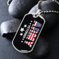 Army Veteran Dog Tag Military