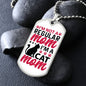 Cat Mom Dog Tag