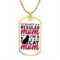 Cat Mom Dog Tag